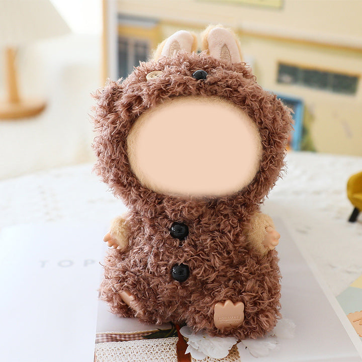 Labubu Furry cute animal clothing dolls Costume clothes