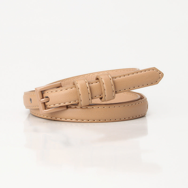 Summer fashion dopamine color women's thin belt