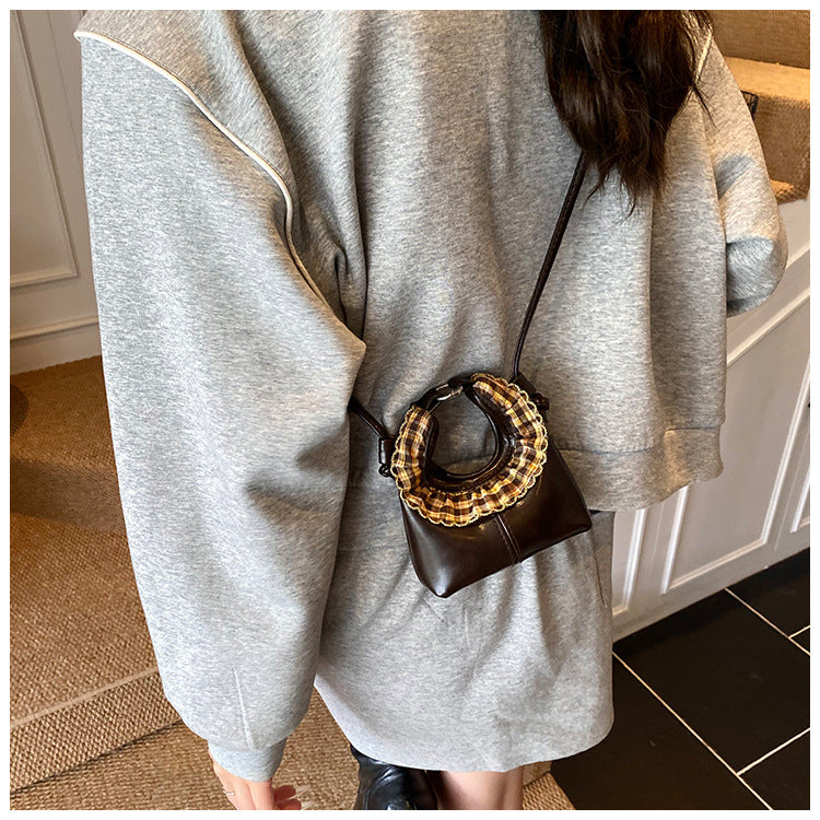 Ruffle Lace mini Handbag Crossbody Bag