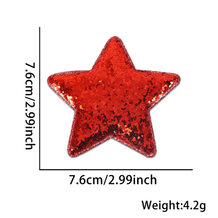 4th of July star sequin hair clip for kids&adults