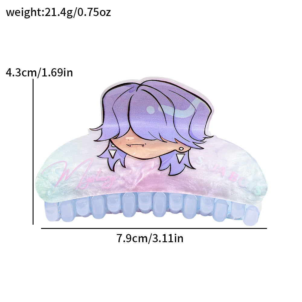 KPOP demon hunters Acrylic hair claw clip