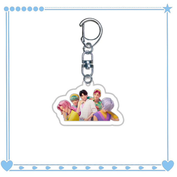 Kpop Demon Hunters acrylic mini keychain