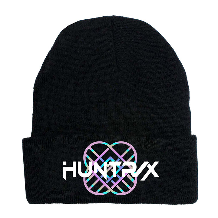 Kpop Demon Hunters knitted beanie hat-black