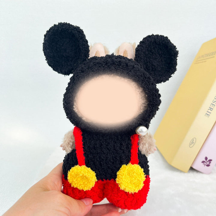 Handmade Crocheted Mickey Suit for labubu