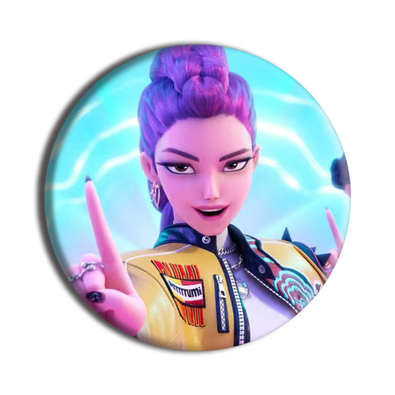 K-pop Demon Hunters Inspired Badges