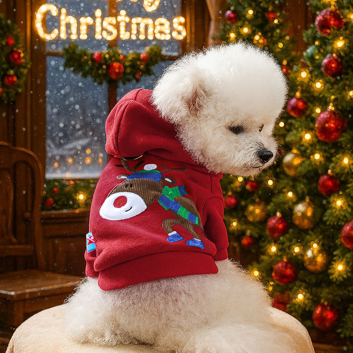 Puppy&cat Christmas costume Christmas pet clothes