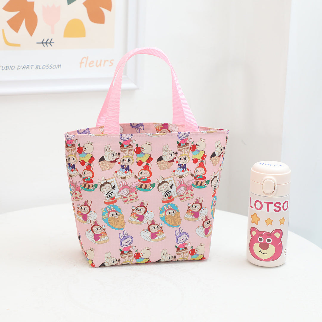 Labubu lunch box bag waterproof handbag storage bag