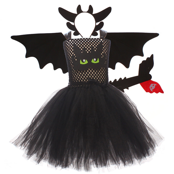 Halloween Dragon Toothless costume for girls