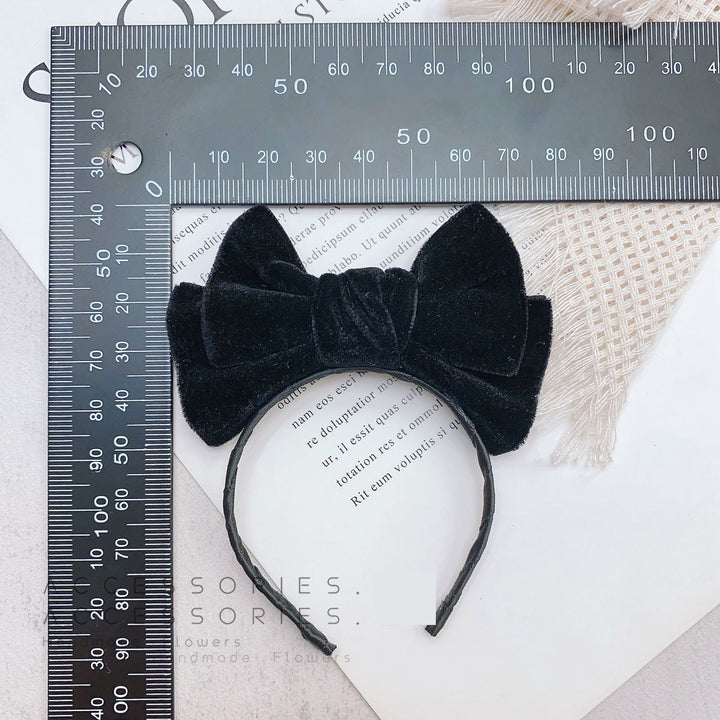 Handmade Velvet Bow Headband for dolls labubu headband