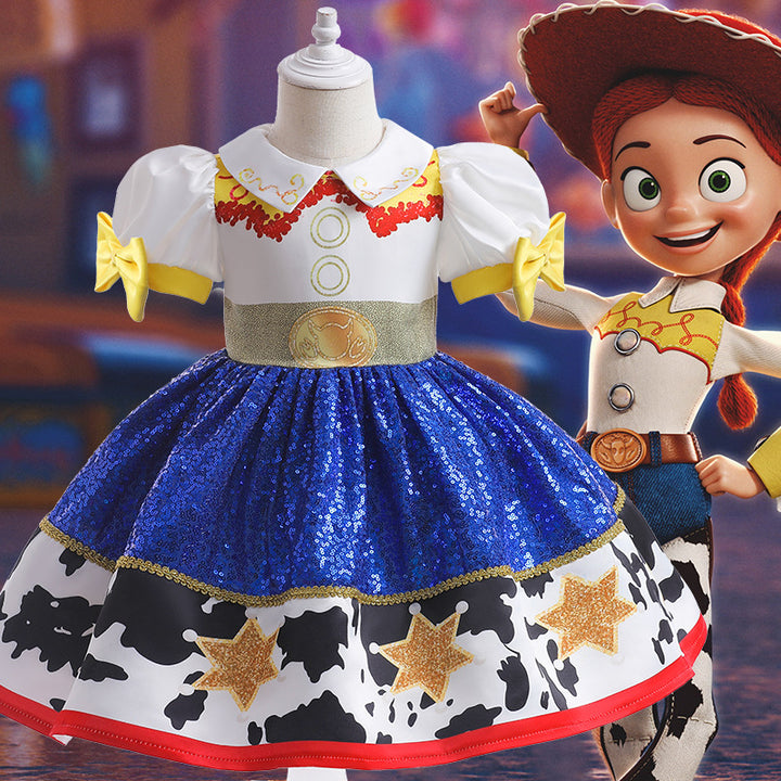 Toy Story Jessie cosplay dress performance birthday dress