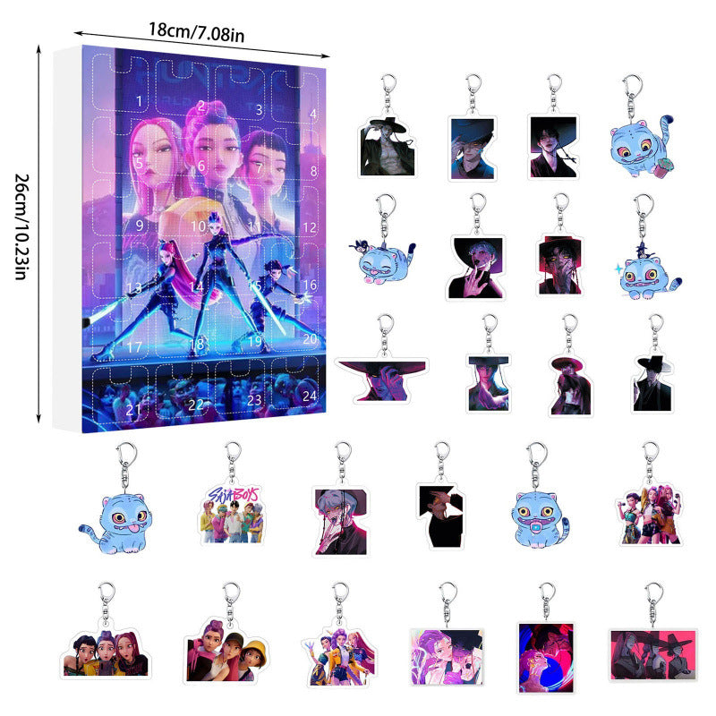 KPop Demon Hunters Acrylic keychain blind box