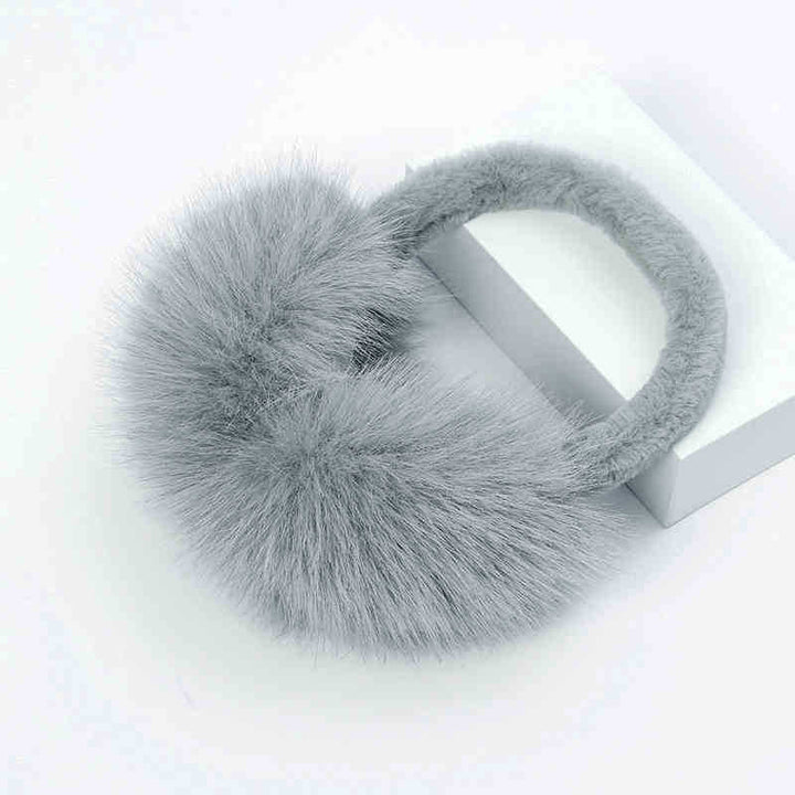 Large plush earmuffs windproof warm outdoor earmuffs for women