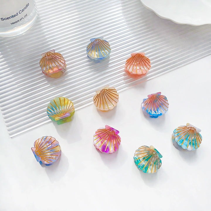 Seaside Shell shape mini hair clip