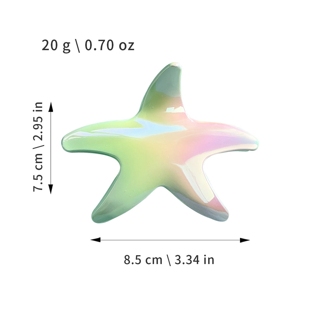 Gradient starfish hair clip beach seaside hair accessories