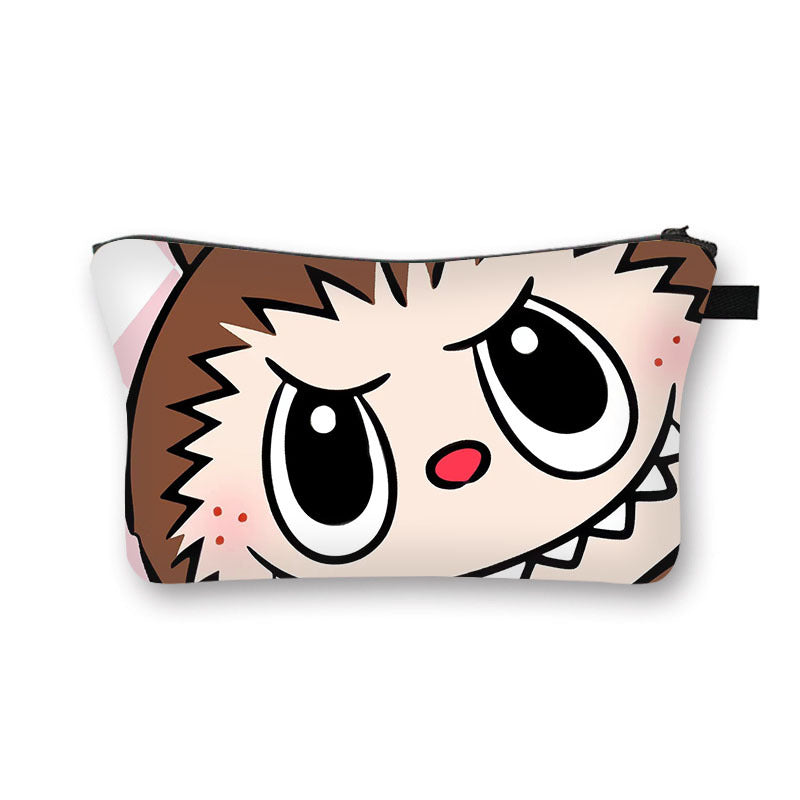 Labubu cosmetic bag portable toiletry bag