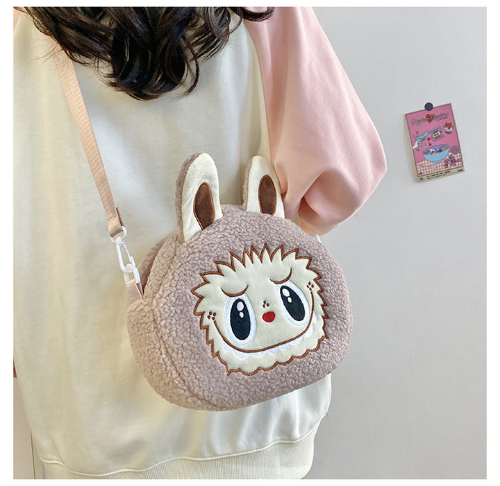 Labubu Cartoon Plush shoulder crossbody Bag