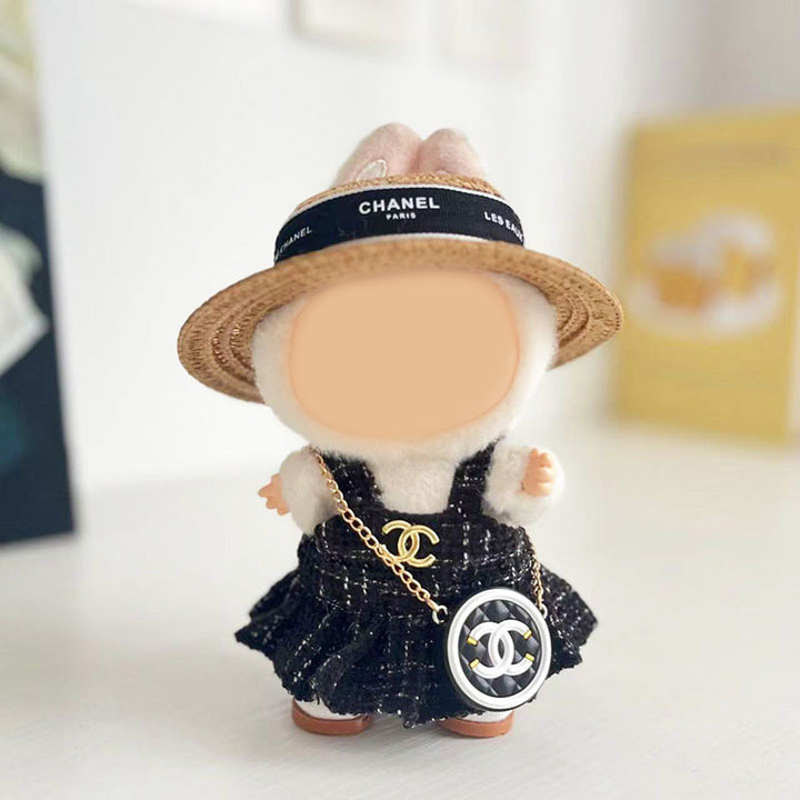 Handmade Luxury Rich Labubu doll clothes 4pcs set