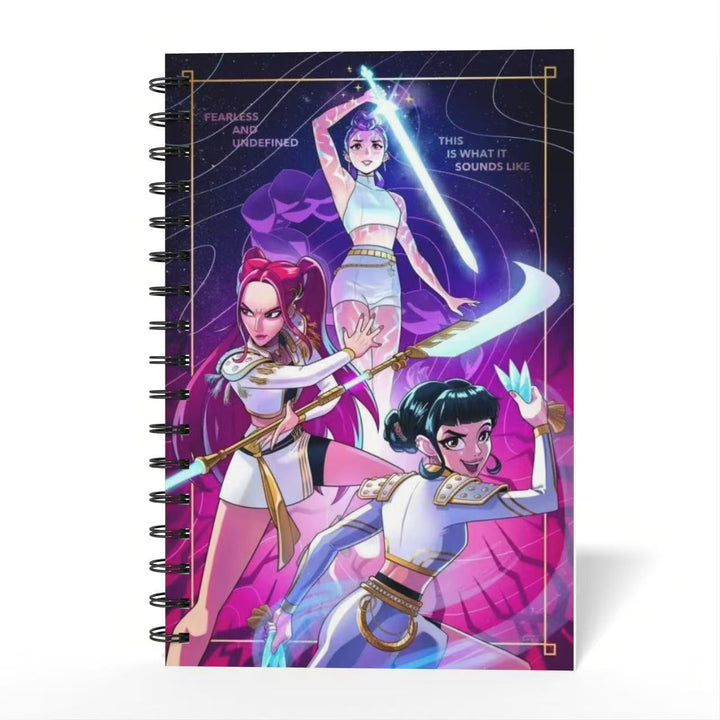 Kpop Demon Hunters coil notebook
