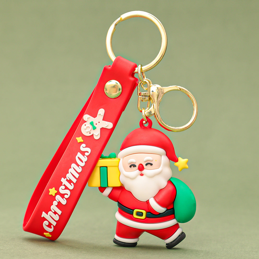 Christmas cute keychain pendant xmas gift