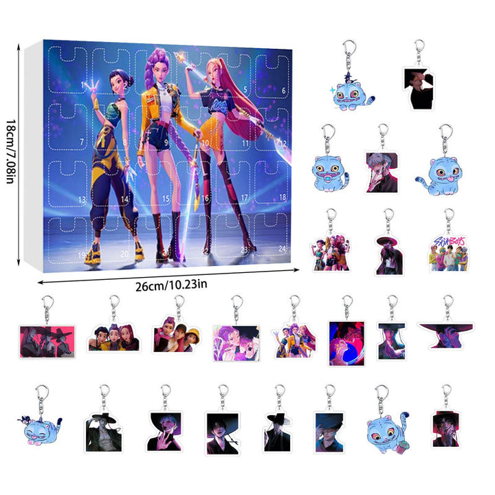 KPop Demon Hunters Acrylic keychain blind box