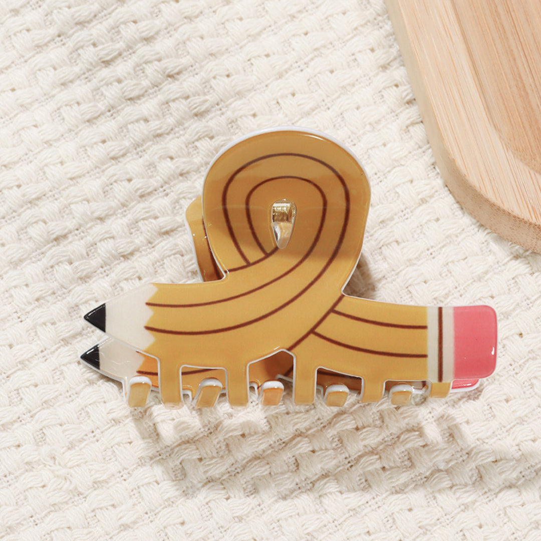 Cute pencil hair clip Back To School gift