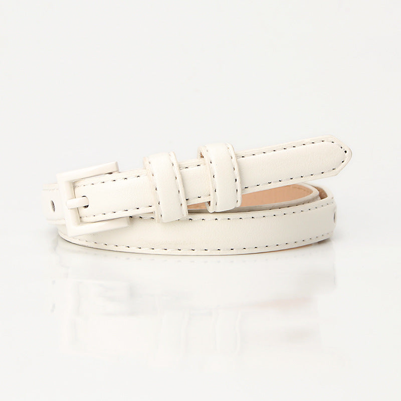 Summer fashion dopamine color women's thin belt