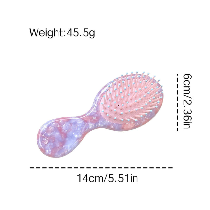 Acetate colorful air bag comb small portable massage comb
