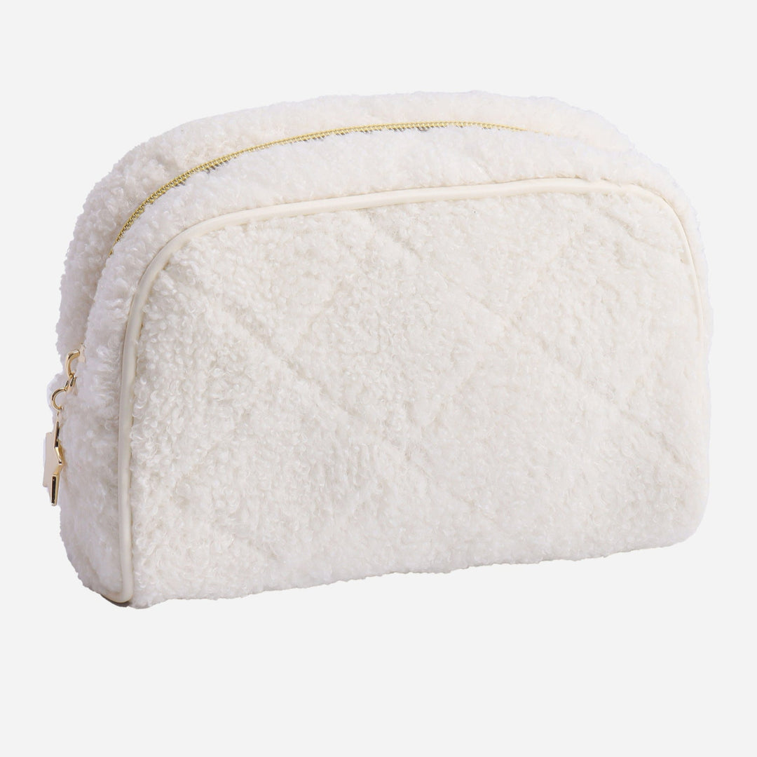 Plush cosmetic bag portable pillow bag storage bag