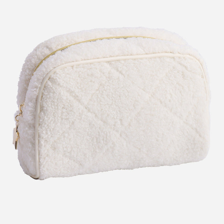 Plush cosmetic bag portable pillow bag storage bag