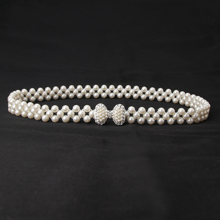 Women's Pearl Elastic Belt