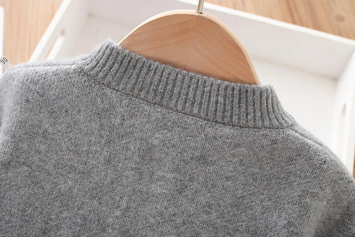 Valentine’s love heart cardigan sweater&tutu skirt 2pcs set