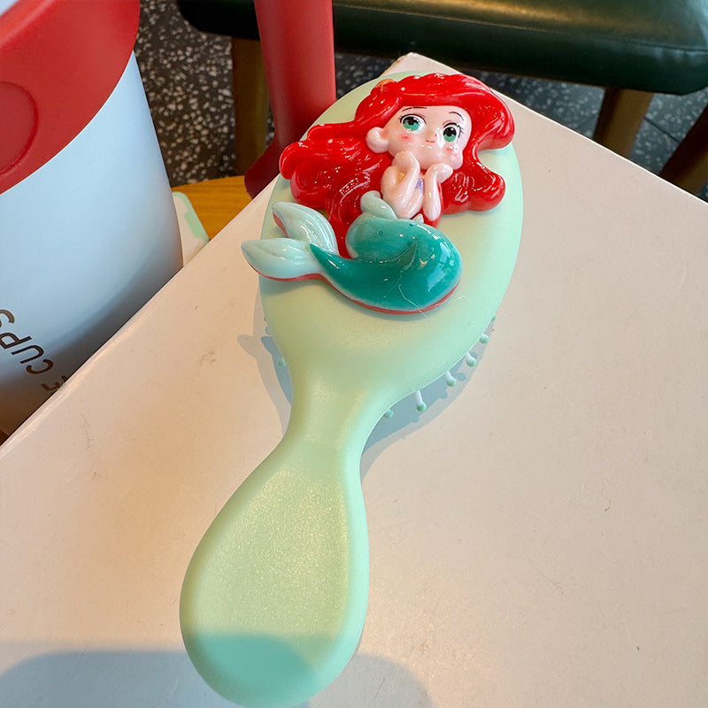 Cute cartoon princess air cushion comb for kids