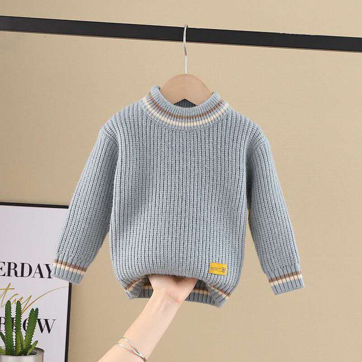 Children's knitted pullover sweater