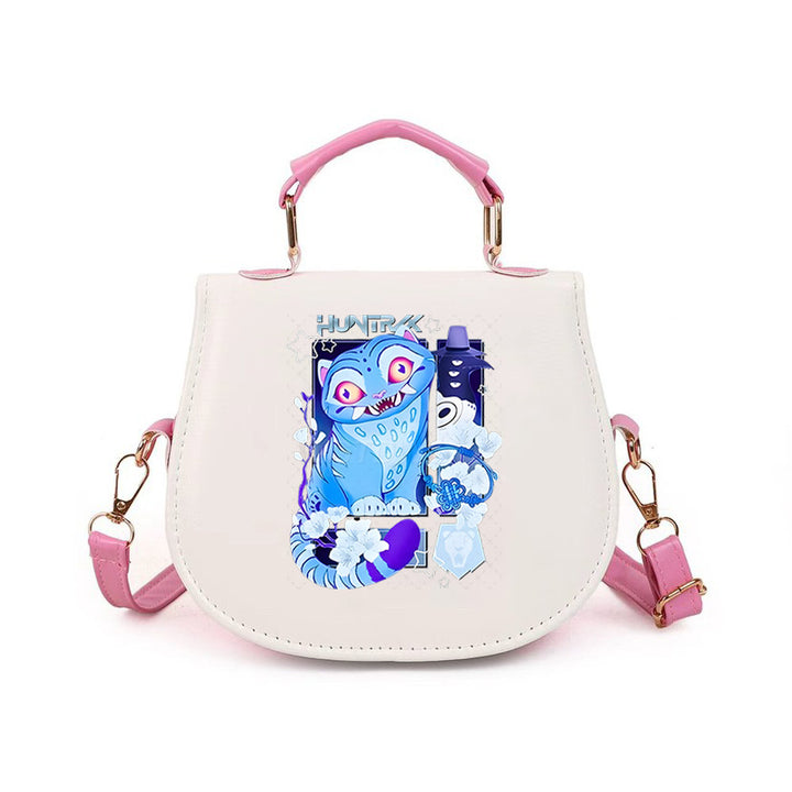 Kpop Demon Hunter small PU handbag shoulder bag-pink