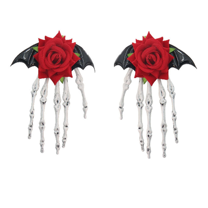 Halloween Skeleton Hand Hair Clip Halloween Party hair accessories