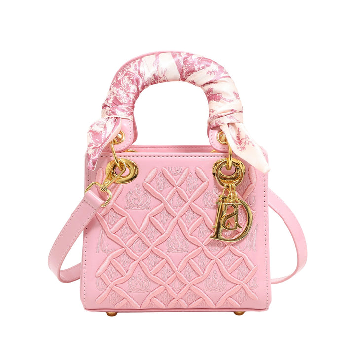 Luxury Lady embroidered handbag Diana bag
