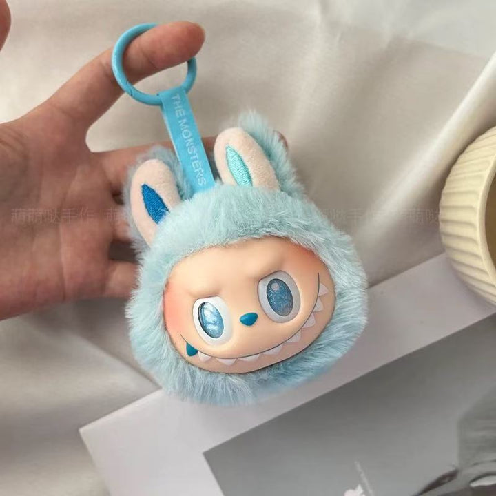 Plush Labubu keychain creative bag pendant small gifts