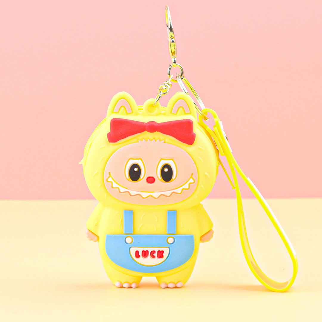 Luck Labubu cute coin purse key chain labubu gift