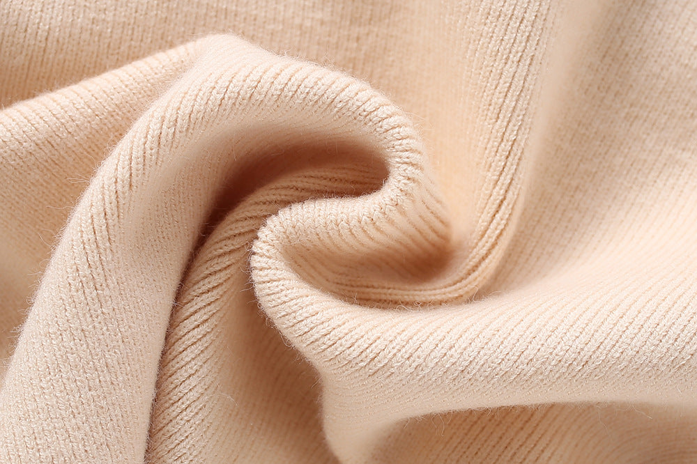 Valentine's love heart knitted sweater&cake skirt 2pcs set