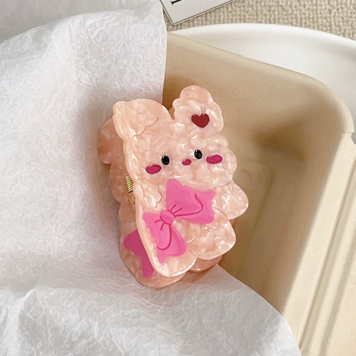 Cute sweet pet acetate hair claw clips