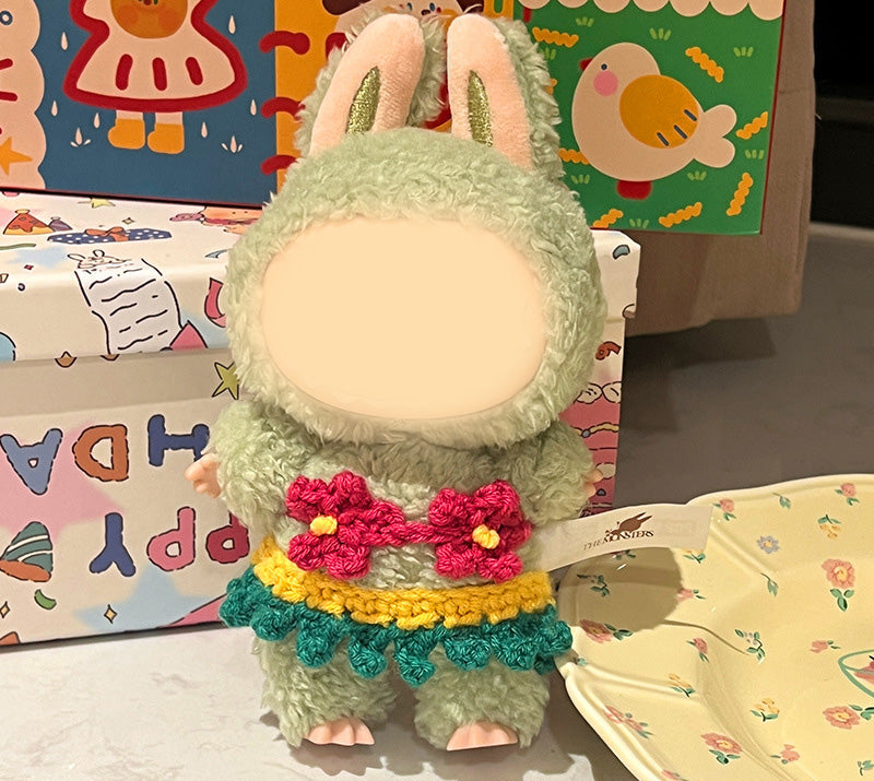 Handmade Crochet flower Bikini Set for LABUBU