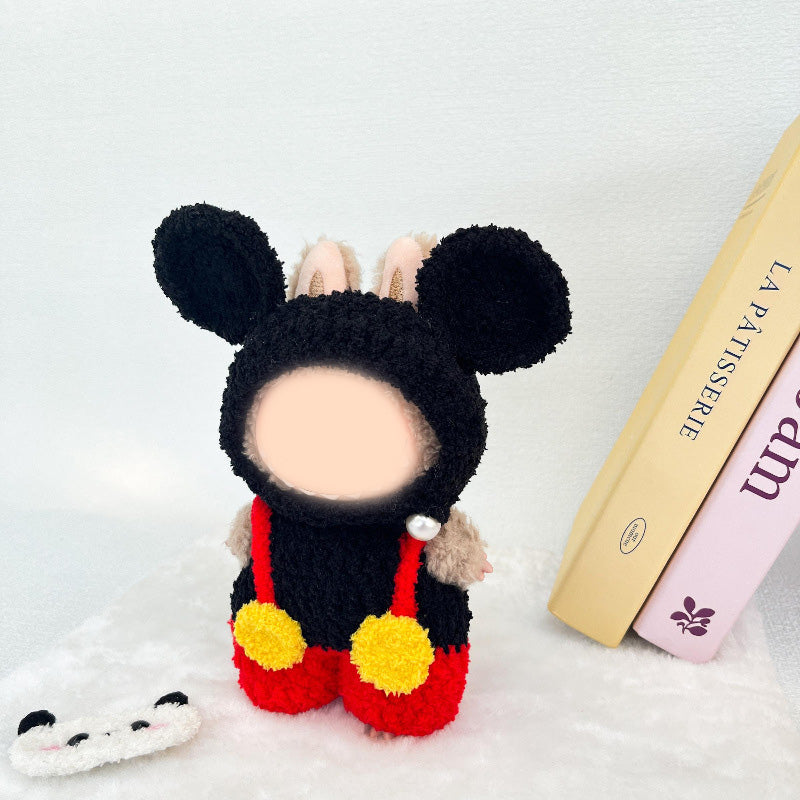 Handmade Crocheted Mickey Suit for labubu