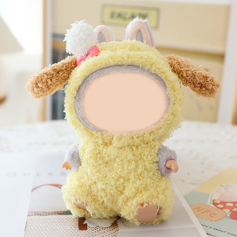 Labubu Furry cute animal clothing dolls Costume clothes