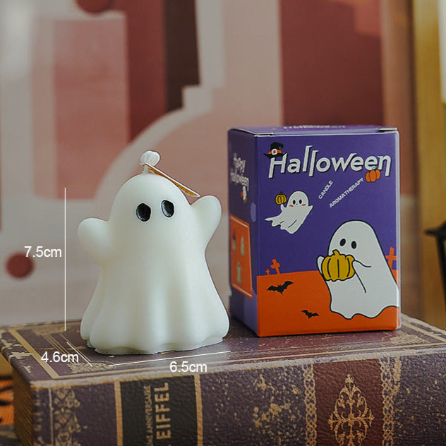 Halloween cute ghost handmade scented candles Halloween gift