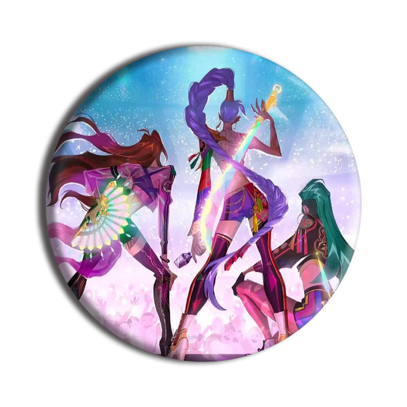 K-pop Demon Hunters Inspired Badges