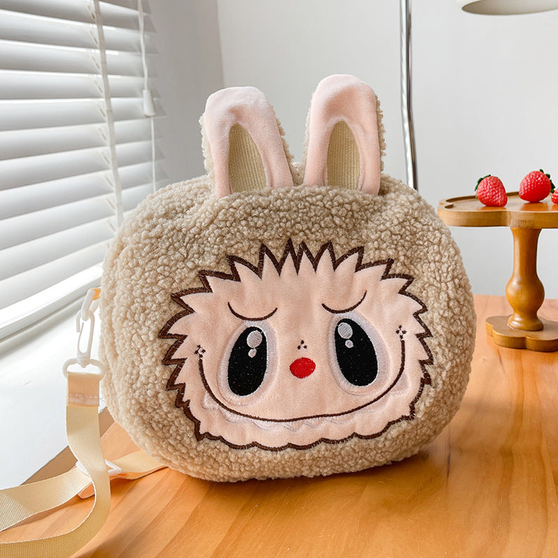 Labubu Cartoon Plush shoulder crossbody Bag