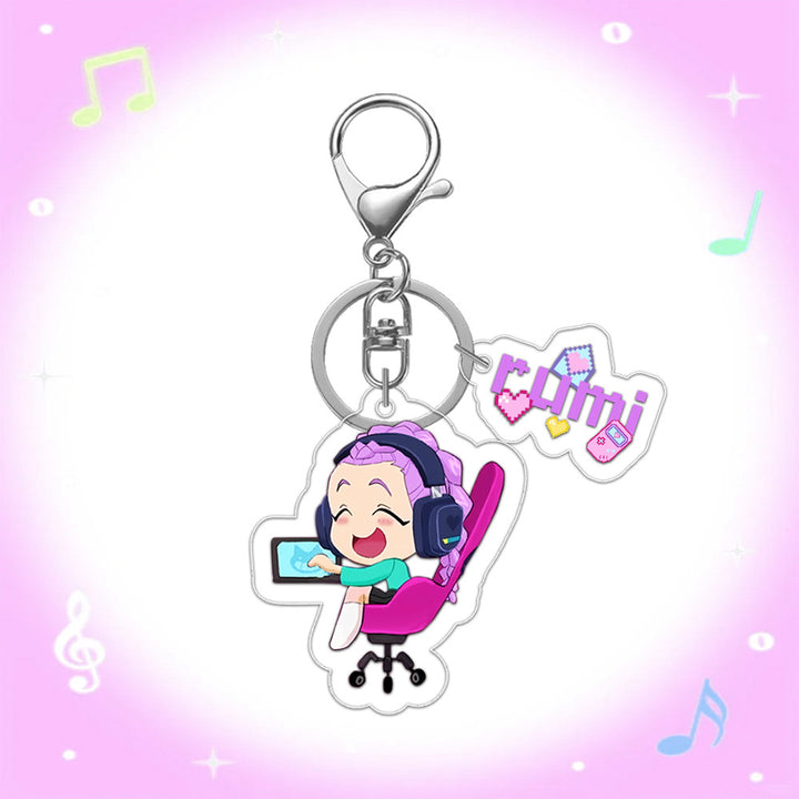 Kpop Demon Hunters acrylic mini keychain