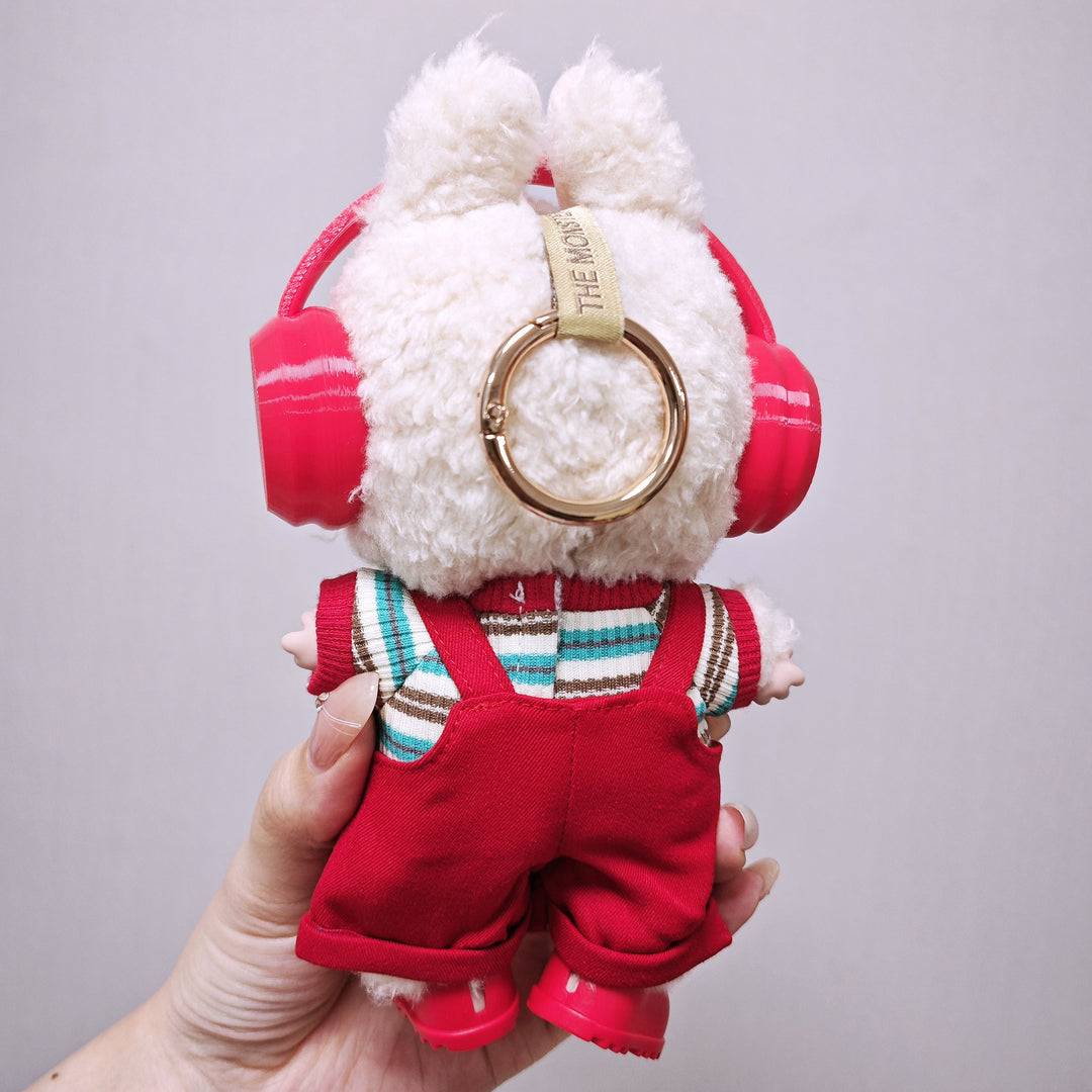Labubu Red overalls 4pcs set