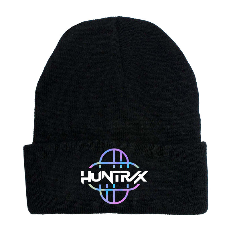 Kpop Demon Hunters knitted beanie hat-black