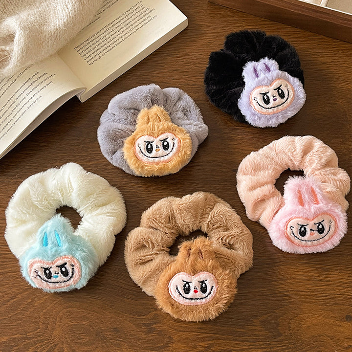 Labubu plush hair ring labubu rubber band hair accessories